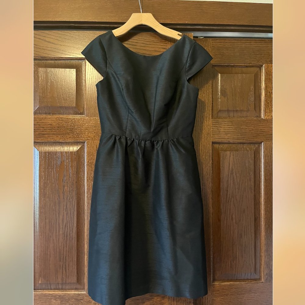 ALFRED SUNG CAP SLEEVE COCKTAIL DRESS D568 IN BLACK size 10